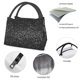 thumbnail image 4 of Fotbe Black And White Dotted Bolsa Térmica Portátil con Estampado, Bolsa de Entrega de Alimentos Aislada, Bolsa Reutilizable de Gran Capacidad para Comidas y Supermercado, 4 of 6