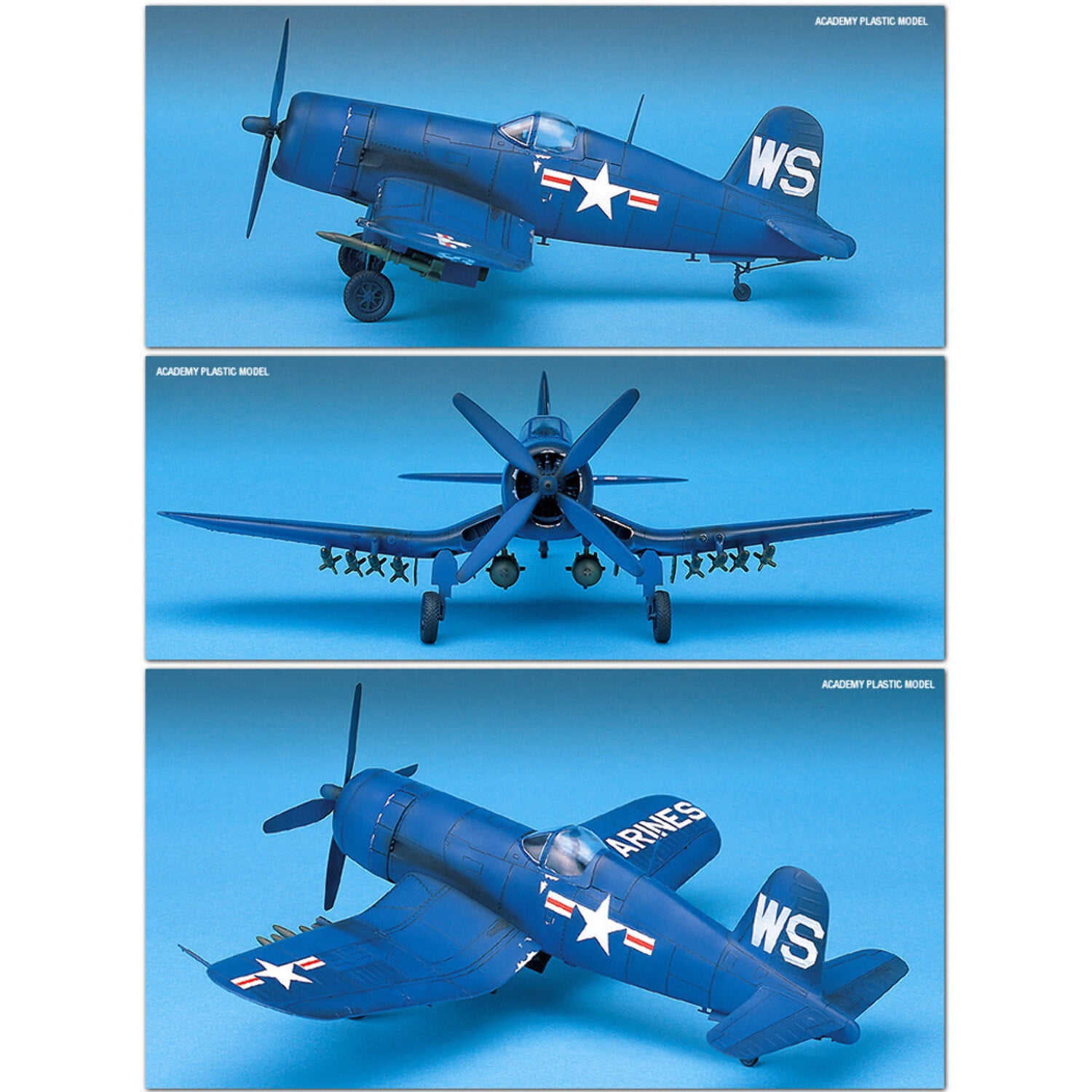 Academy Hobby F4U-4B USA Corsair - Korean War New