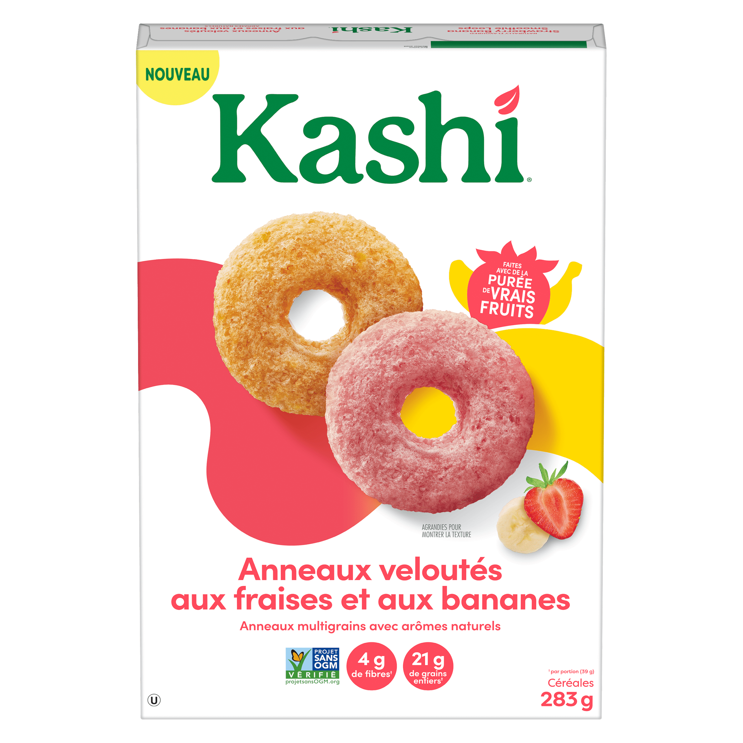 Kashi® Strawberry Banana Smoothie Loops Cereal 283g