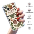 thumbnail image 2 of Moth Mushroom Bird Collage Case for iPhone 14 Plus,Aesthetic Art Design Pattern Soft Full TPU Bumper Cover, 2 of 5