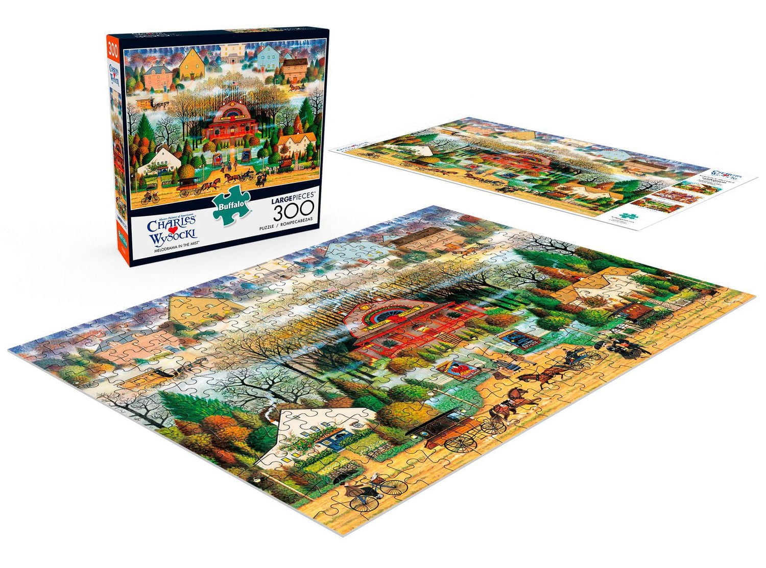 Buffalo Games - Charles Wysocki - Melodrama in the Mist - 300 Piece Jigsaw Puzzle