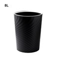 thumbnail image 4 of Toystoory Cubo de basura de plástico sin tapa Papelera Contenedor de basura Cesta para el hogar Dormitorio Cocinas Dormitorio Suministros de limpieza para el hogar Negro 8L, 4 of 6