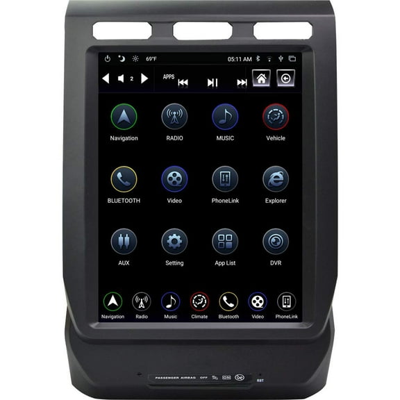 Linkswell 12.1" Car Stereo Radio GPS Carplay Tesla Style For Ford F150 F250 F350 2015-2022 Android