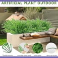 thumbnail image 3 of Goowood Artificial Persian Ferns Faux Plants Outdoor Garden Patio Porch Decor Realistic Simulation Greenery for Wedding Window Box, 3 of 8