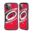 thumbnail image 1 of Head Case Designs Officially Licensed NHL Carolina Hurricanes Oversized Hybrid Case Compatible with Apple iPhone 14 Pro Max, 1 of 7