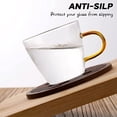 thumbnail image 3 of Chok Coasters for Drinks 6 Pack Drink Coasters,Heat Resistant Silicone Coasters Tabletop Protection,Non-Slip Rubber Coasters for Kinds of Cups (Excluding Holder), 3 of 5