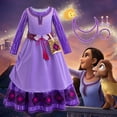 thumbnail image 2 of Disfraces de Disney Wish para niñas, disfraces de Cosplay de películas, vestido de princesa Asha para niños, Halloween, Carnaval, cumpleaños, mascarada, actuación en escenario, 2 of 5