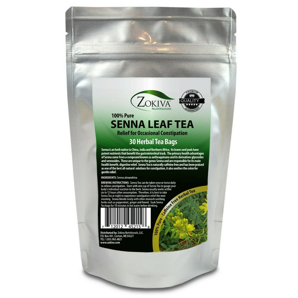 Senna Tea 30 Bags 100 Natural Herbal Laxative/Cleanser and Weight