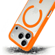 thumbnail image 5 of Funda Transparente para iPhone 17 Pro Max con Color NARANJA Compatible con MagSafe para iPhone 17 Pro Max, Protección Antigolpes Ultrafina, TPU + Silicona Resistente, 5 of 6