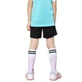 thumbnail image 6 of 10 Pairs Kids Soccer Socks Stretchy Knee High Tube Socks Colorful Football Athletic Team Socks for Boys Girls (7-12 Years Old), 6 of 6