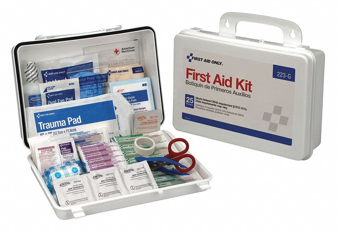 First Aid Only First Aid Kit,Bulk,White,25 People 223