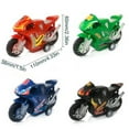 thumbnail image 5 of Voiture en Plastique à Rétrofriction pour Enfants Modèle de Moto à Quatre Roues Cadeaux, 5 of 5
