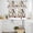Red Green Beige, variant on Spring Bird Branch Kitchen Curtains Sets for Windows 36 Inch Length, Farmhouse Vintage Botanical Floral Rod Pocket Window Treatments Tier Curtains and Valances Set for Bedroom/Bathroom