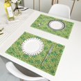 thumbnail image 6 of Intertwined Celtic Knots Placemats Set of 6 Coffee Mats, Non Slip Backing 18x12 Inch for Home and Restaurants, 6 of 9