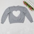 thumbnail image 5 of Mercatoo Toddler Baby Girl Tracksuit Outfits Clothes for 3 to 7 Years Kid Long Sleeve Heart Print Sweatshirt Harem Pants Set, 5 of 8