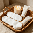 thumbnail image 3 of RAGUPEL 2026 New 200Set Cotton Pads Facial Cotton Rounds for Makeup Removal and Skin Care,2.4 X 2.4 X 0.1 Inch White, 3 of 7