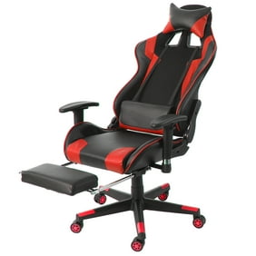 Gaming Chair Racing Style Reclining Ergonomic Swivel Leather