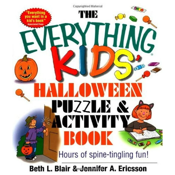 Pre-Owned The Everything Kids' Halloween Puzzle And Activity Book: Mazes, Activities, And Puzzles for Hours of Spine-tingling Fun (Paperback) 1580629598 9781580629591