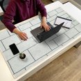 thumbnail image 3 of Sussexhome Large Mouse Pad for Desk - Cotton Mousepad for Desktop, Table, Office Desk Pad - Thin, Light, Portable Laptop Mat for Computer Mice - Machine Washable, Non-Slip, Foldable - 24" x 44", 3 of 8