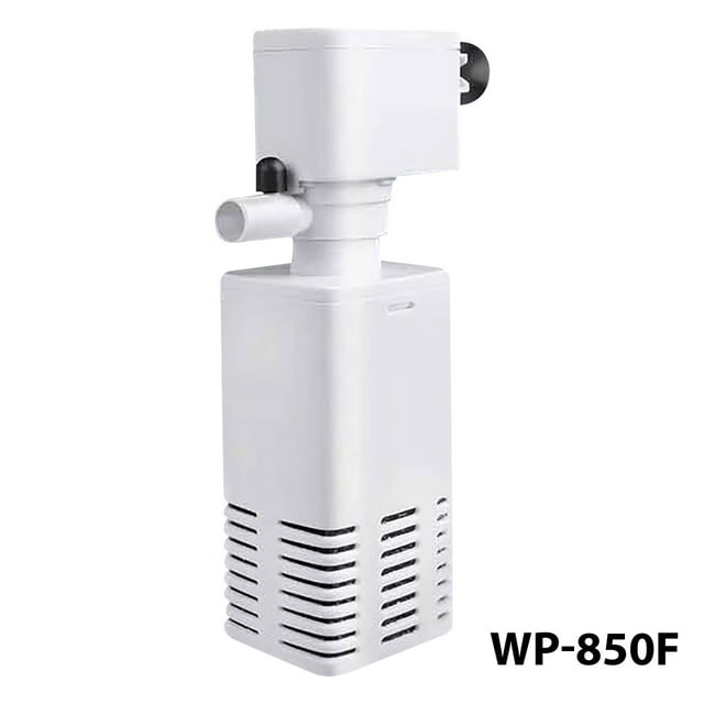 Btomtd Fish Tank Filter Three In One Filter Pump Circulation System Small Water Purification Pump Built In Aquarium, B