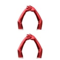 thumbnail image 4 of Minnieouse Guantes largos hasta el codo, accesorio de ropa para mujer, adorno de vestir para niñas, guante de fiesta de charol para mujer con Color sólido Rojo 2piezas Minnieouse CBP469226, 4 of 6