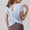 Blue, variant on Open Back Workout T Shirt for Women, Ultra-Light Sheer Quick Dry Athletic Tee Yoga Running Layering Tops,Green,Women's S-XL