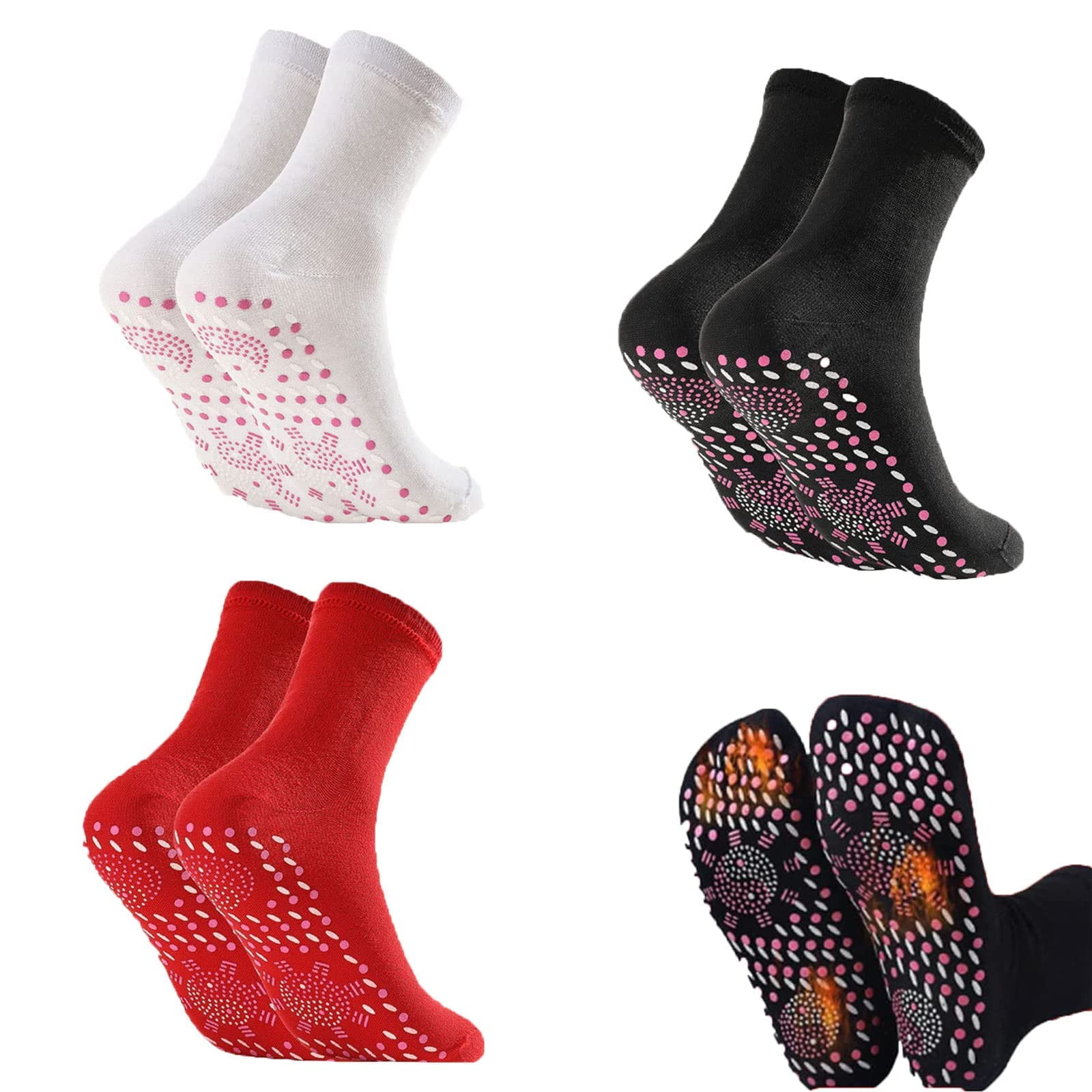 Tourmaline Slimming Health Sock, 3 Pairs Tourmaline Acupressure Self