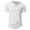 White, variant on Meichang Mens Shirts Fashion Solid Color Muscle T Shirts Slim Fit Short Sleeve Workout T-Shirt Casual Quarter Button V Neck Tees Moisture-Wicking Performance Shirt Khaki 2XL