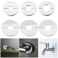thumbnail image 4 of 1Pc Self-Adhesive Shower Faucet Decorative Cover Chrome Finish Stainless Steel Water Pipe Wall Covers Bathroom Tool Accessories, 4 of 9