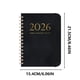 thumbnail image 2 of Libreta de planificación A5, cuaderno de espiral, correa de cuero, tarjeta de autodisciplina impresa, cubierta resistente, diseño portátil, ideal para la oficina, planificación de horarios,, 2 of 8