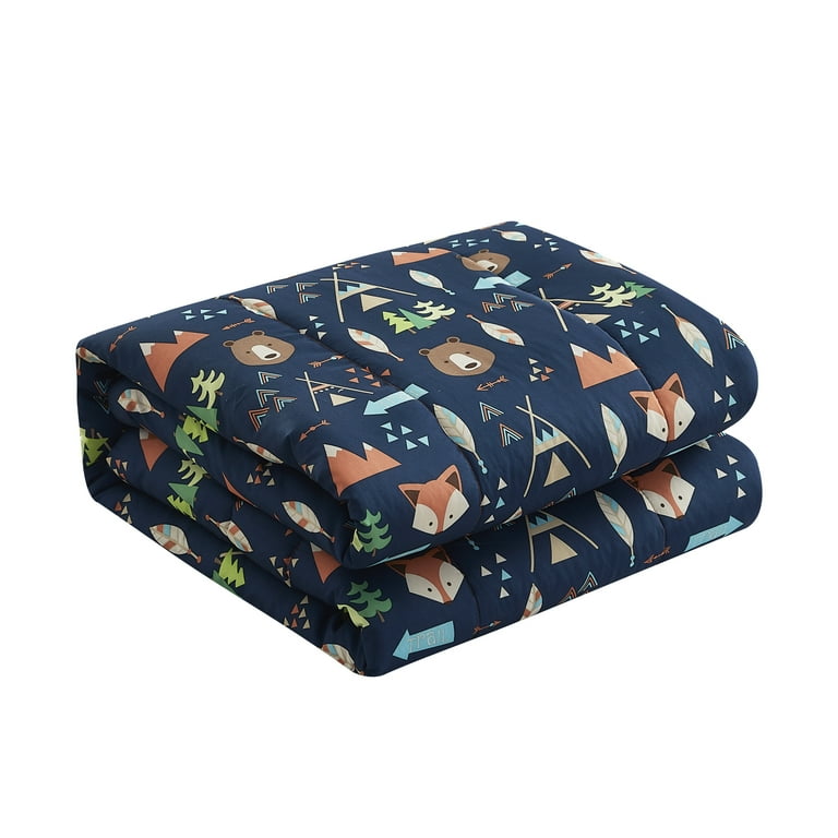 American Kids Woodland Safari Boy 5 Piece Bed in a Bag Set Twin