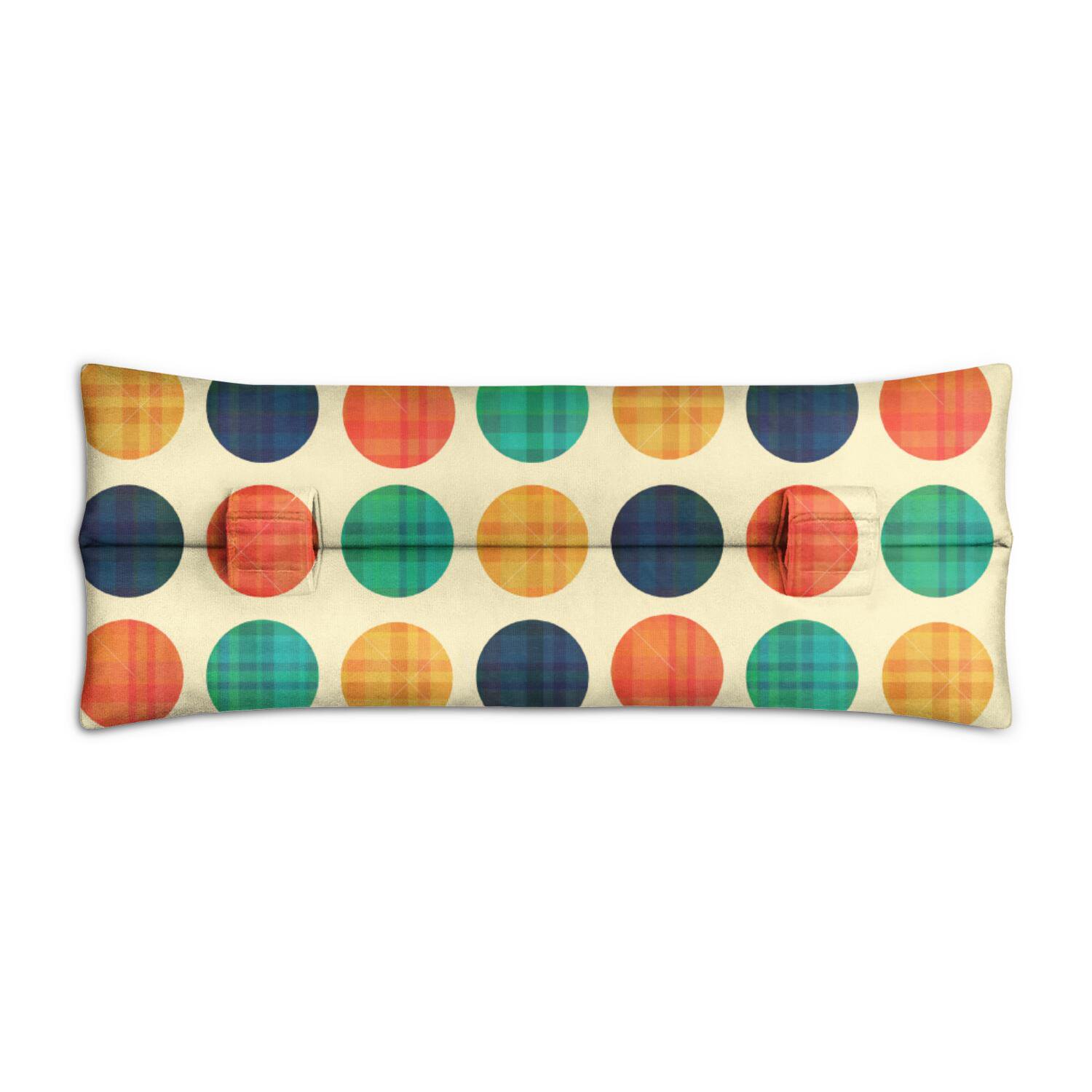 Retro Dots Mastectomy Pillow for Car - Post-Surgery Seatbelt Pressure Relief Pad - Comfortable & Reusable (Vintage Polka)