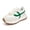 Grey/Green, variant on LUCKY STEP Womens Retro Platform Sneakers Classic Comfortable Casual Shoes,Grey&Green