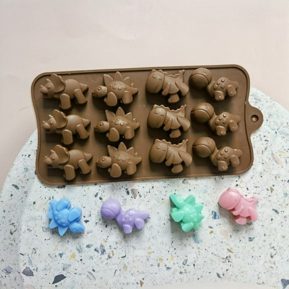 Boreal Craft Dinosaur Mould Various Dinosaur Shaped For DIY Baking Cake Chocolate For Child Themed Party Stainless Steel Cake Pan 9x13 Small round Baking Pan Small Heart Silicone Small Metal Pans