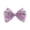 Lavender Purple, variant on Starry Tulle Bow Hair Clip for Girls - 1 Pack - Summer Crystal