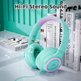 thumbnail image 3 of INFURTURE Auriculares para niños con micrófono para niños y niñas, límite de volumen 94 dB, auriculares supraaurales, auriculares con cable para adolescentes, escuela, viajes, compatibles con teléfono, 3 of 5