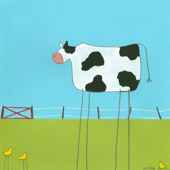 Marmont Hill Leg Cow II Canvas Wall Art