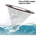 thumbnail image 6 of Paperless Stainless Steel Pour Over Coffee Filter, DaKuan Reusable Drip Coffee Filter Double Mesh Drip Coffee Filter, 6 of 8