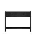 thumbnail image 3 of 29.53" Tall Console Table with Drawers, Narrow Wood Accent Sofa Behind Couch Entryway Table with Storage Shelf for Front Hall, Hallway, Living Room, 3 of 12