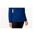 thumbnail image 3 of Karen Scott Women's Cotton Sweater Blue Size XX-Large, 3 of 3