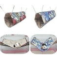 thumbnail image 3 of Pet Hanging Tunnel Cool Mat For Small Animals Cool Rainforest Pattern Sugar Glider Hammock Cage Accessories, 3 of 9