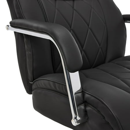 La-Z-Boy - Sutherland Bonded Leather Office Chair - Black