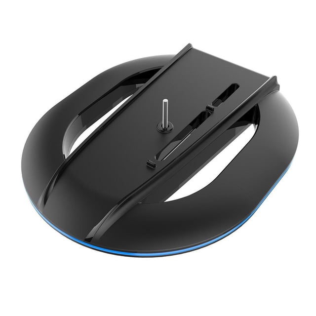 Support de Base Antidérapant pour Console PlayStation Pro/Slim, Support de Rangement Vertical, Accessoires de Jeu pour PS4 Pro et PS4 Slim, Noir