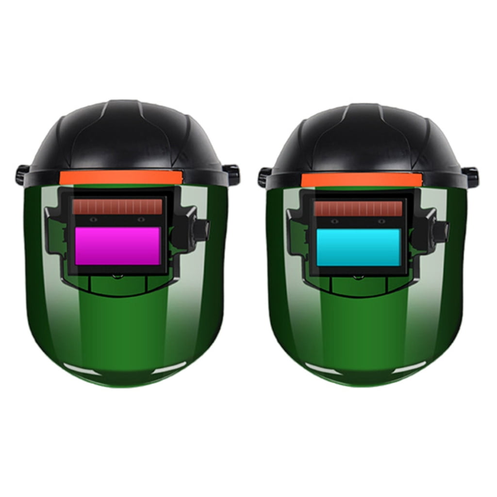 Professional Solar Auto Darkening Welding Face Shield Heat Resistant Helmets with Clear Seeings Heat Resistant Helmets