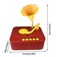 thumbnail image 3 of Fiudx Ofertas relámpago Fonógrafo para niños Máquina de aprendizaje automático de educación temprana Ilustración para bebé Juguetes educativos Grabación por Bluetooth Versión en inglés multifunción, 3 of 6