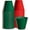 Green/Red, variant on PLASTICPRO 9 Oz Gold Rimmed Disposable Cups Plastic Tumblers Party Cups, 100-Pack