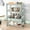 Green GN, variant on 4-Tier Bathroom Storage Rack Stackable Shelf Organizer for Shower Toiletries Kitchen Counter Desktop Space-Saving Easy Assembly