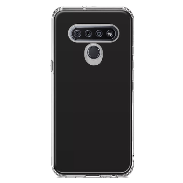 MUNDAZE LG K51 Étui de Téléphone Hybride Transparente Antichoc Double Couche Rigide Douce