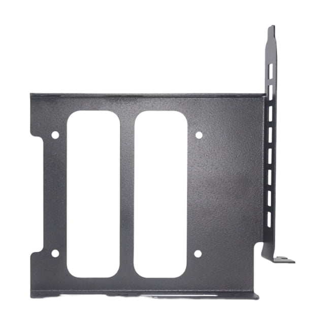 Soporte de montaje para bahía de unidad de PC, soporte de montaje estable para SSD PCI 35 pulgadas negro