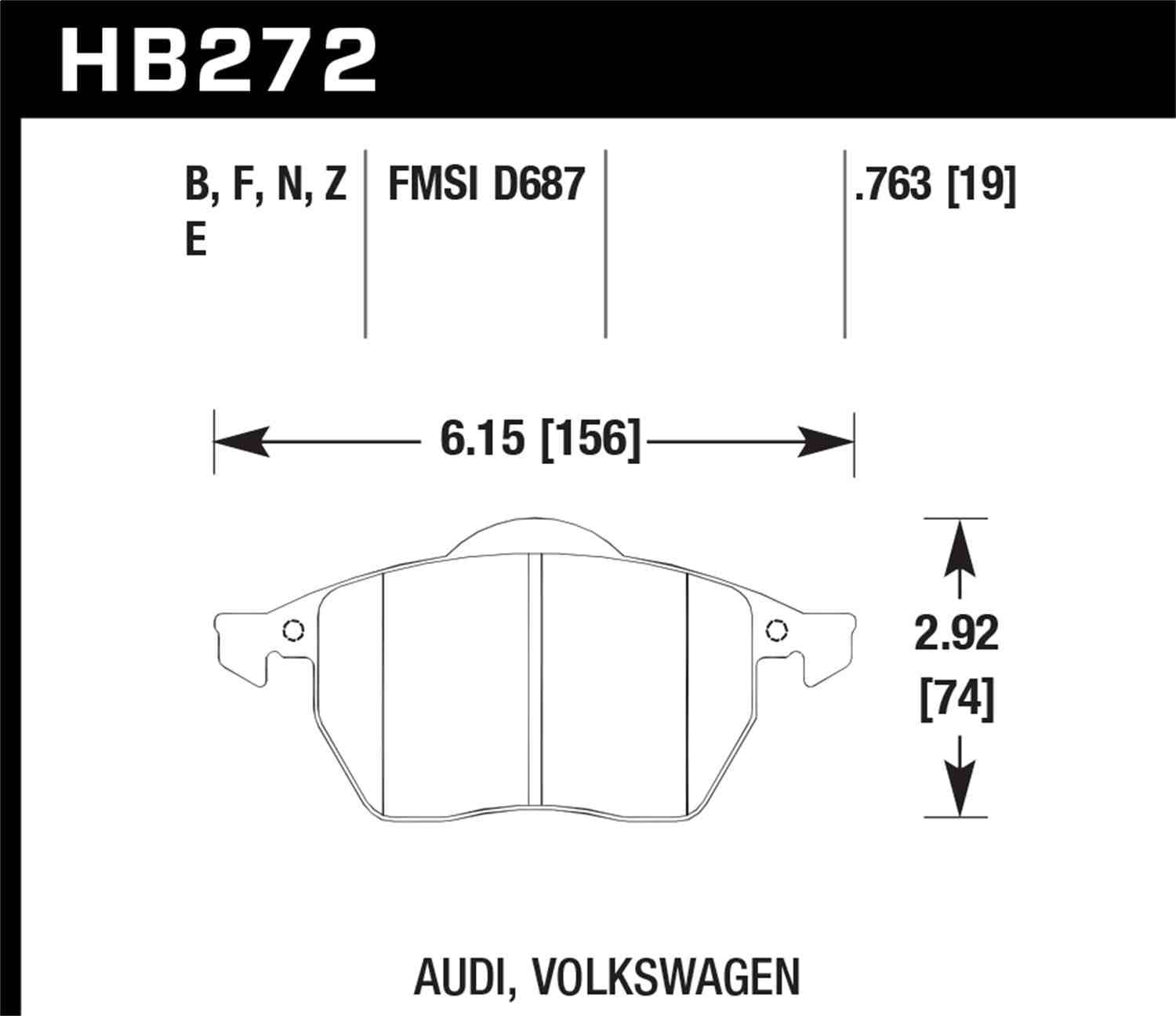 Hawk 00-06 Audi TT/00-06 TT Quattro 1.8L / 99-04 VW Golf GTI 2.8L Blue 9012 Race Front Brake Pads Fits select: 2006 VOLKSWAGEN NEW BEETLE CONVERTIBLE OPTION PACKAGE 1, 2009 VOLKSWAGEN NEW BEETLE S